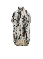 LACE FLOWER PT SHORT SLV BALLOON JACKET