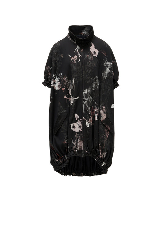 LACE FLOWER PT SHORT SLV BALLOON JACKET