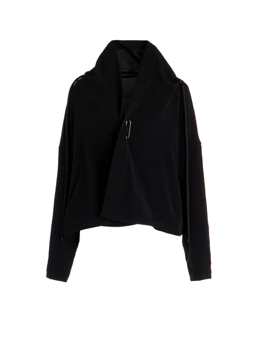 Ta/Pe CREPE DE CHINE SQUARE JACKET