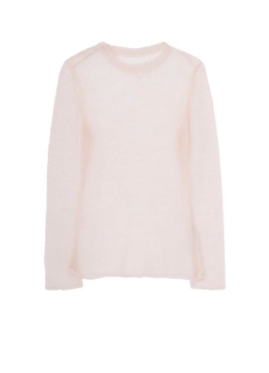 KID MOHAIR MIX CREWNECK LONG SLV SWEATER