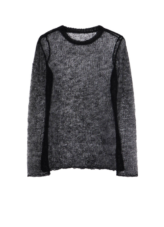 KID MOHAIR MIX CREWNECK LONG SLV SWEATER