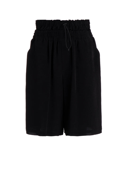 Ta/Pe CREPE DE CHINE DOUBLE WAIST SHORT PANTS