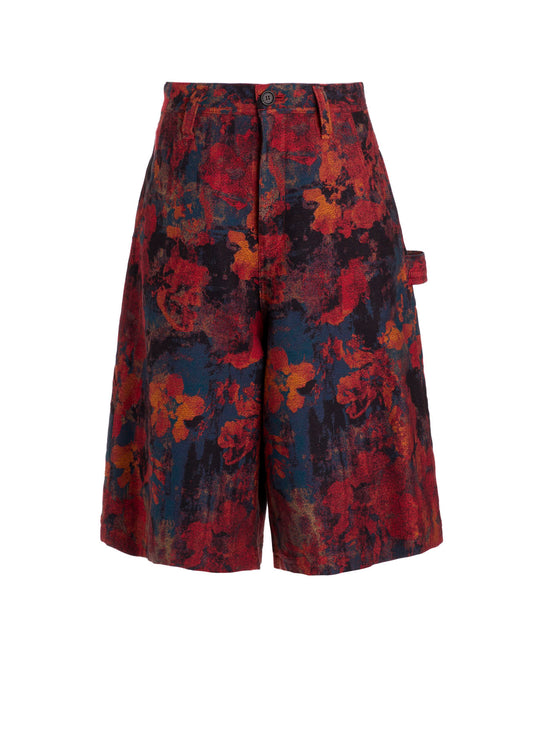 JQ REDXBLUE PAINTER SHORT PANTS