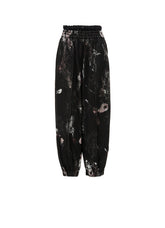 LACE FLOWER PT DOUBLE WAIST SWEAT PANTS
