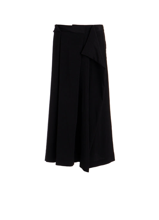 Ta/Pe CREPE DE CHINE RANDOM TUCK DETAIL PANTS
