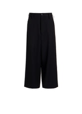GABARDINE MAXI WIDE PANTS