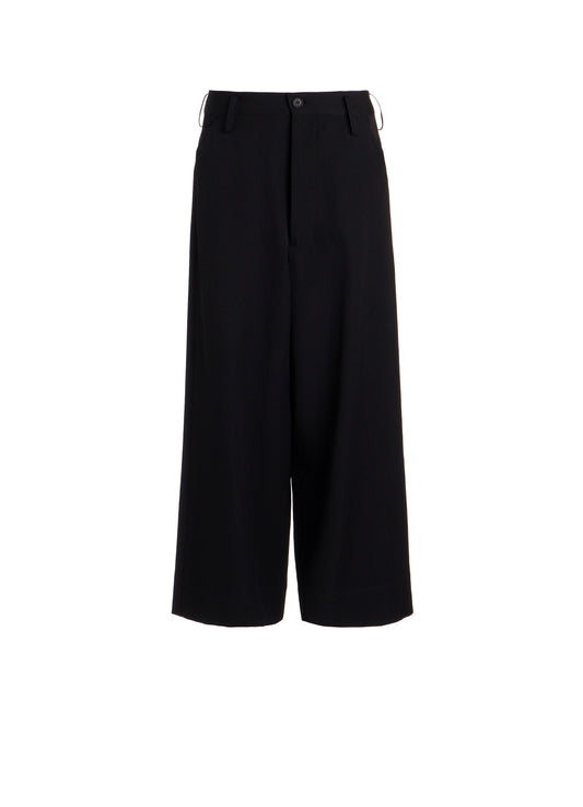 GABARDINE MAXI WIDE PANTS