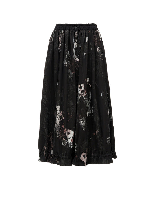 LACE FLOWER PT GATHERED SKIRT