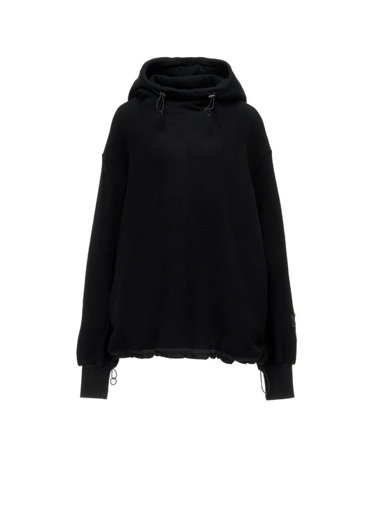 Liy/C BRUSHED FRENCH TERRY PULLOVER HIGHNECK HOODY