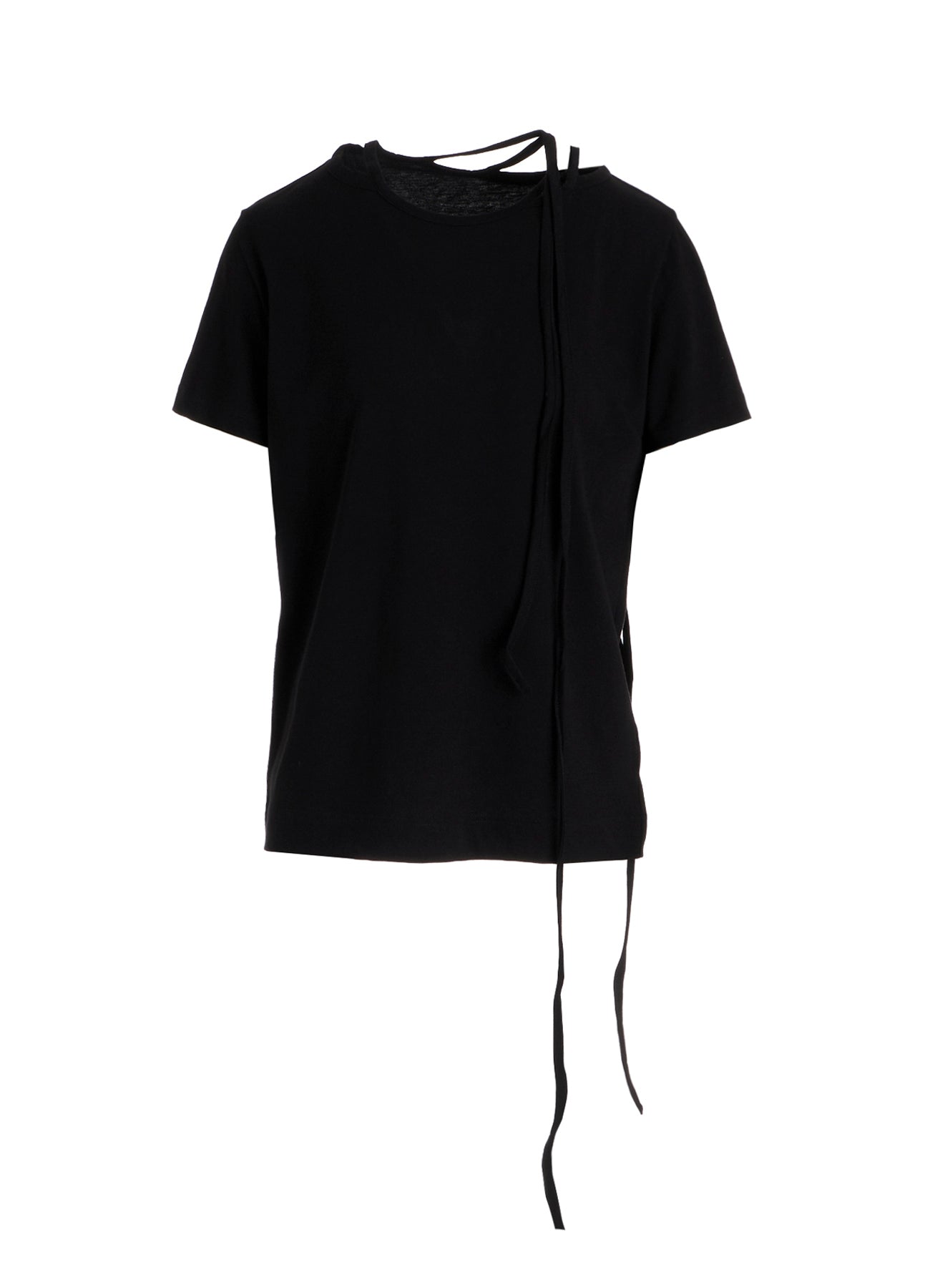 COTTON SINGLE JERSEY BINDER SHORT SLV T – THE SHOP YOHJI YAMAMOTO