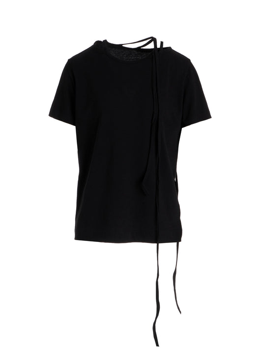 COTTON SINGLE JERSEY BINDER SHORT SLV T