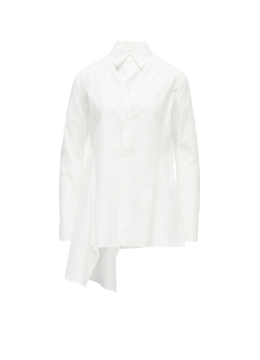 BROAD R PANELED LONG SHIRT