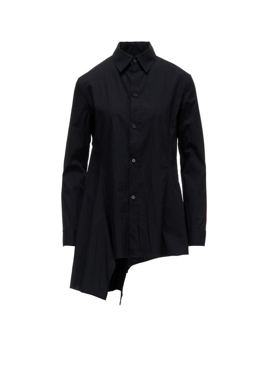 BROAD R PANELED LONG SHIRT