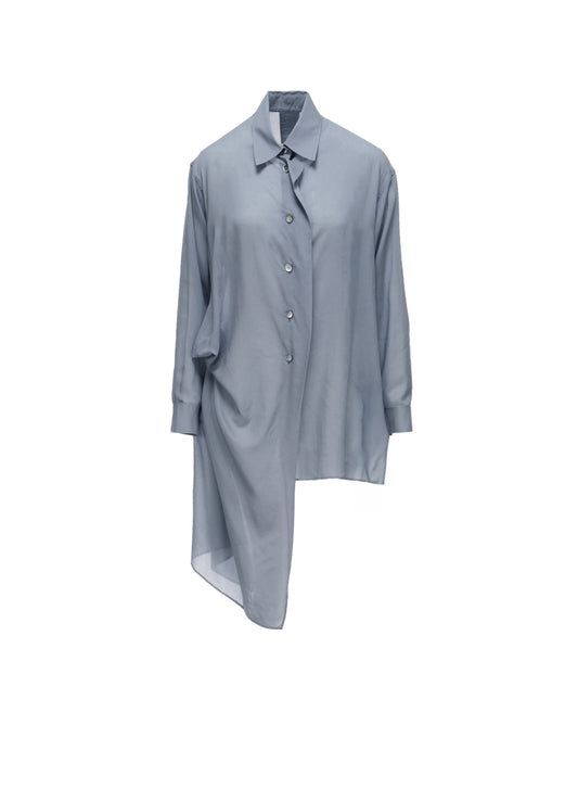 CELLULOSE LAWN TUCK&DRAPE BLOUSE