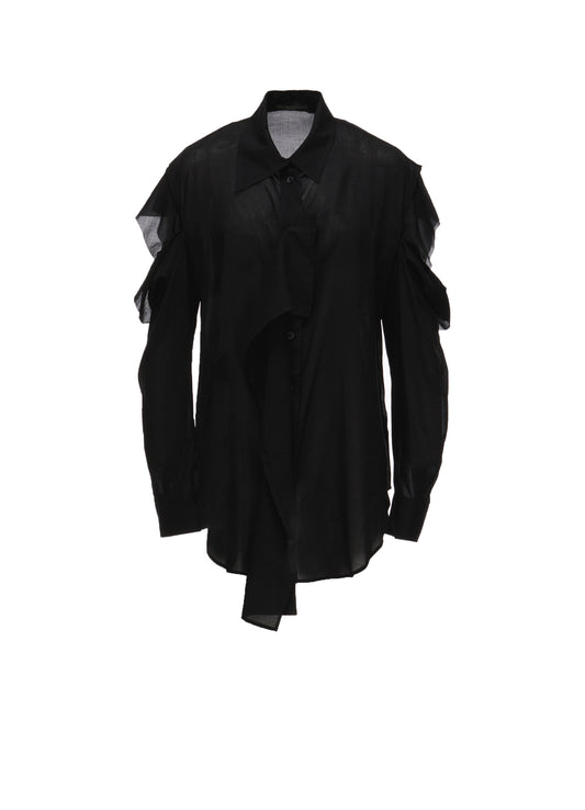 CELLULOSE LAWN O SHOULDER SHIRT
