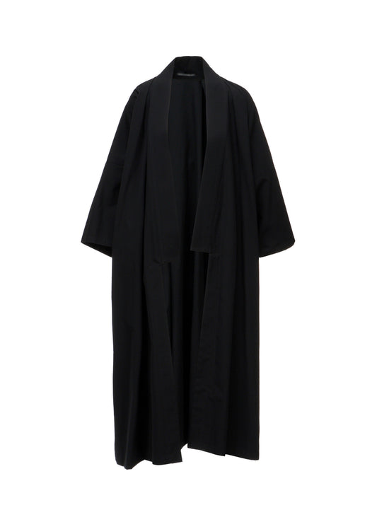 W/C GABARDINE KIMONO HAORI COAT