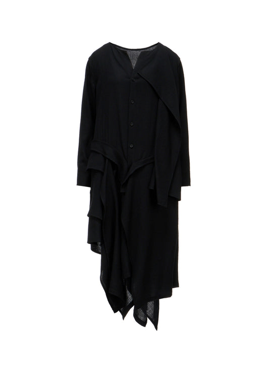 2/72 WOOL VIYELLA RANDOM HEM SHIRTS DRESS B
