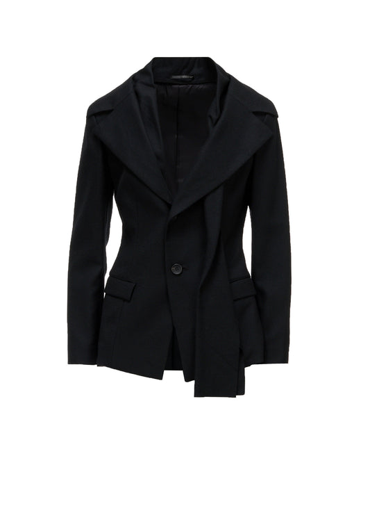 W/SAXONY STOLE DETAIL SINGLE JACKET