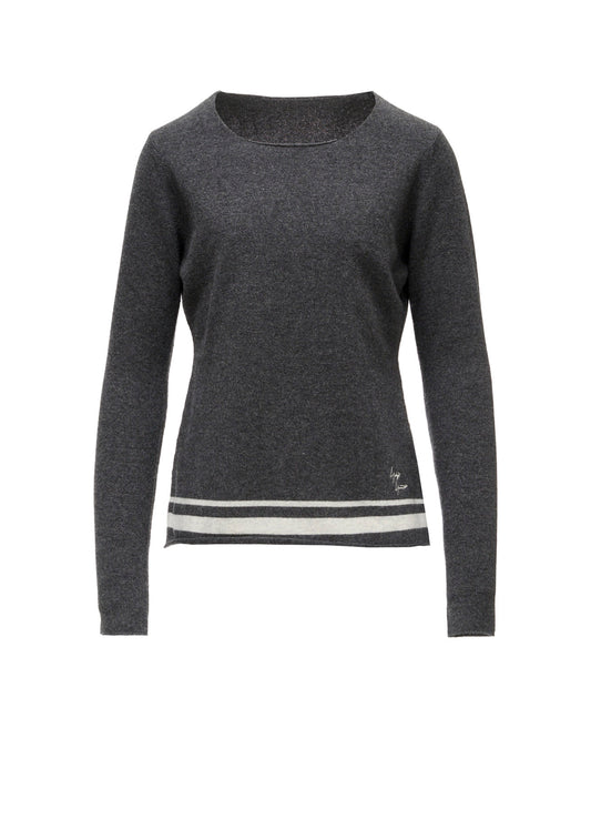EMBROIDERY LINE YY SIGNATURE SWEATER