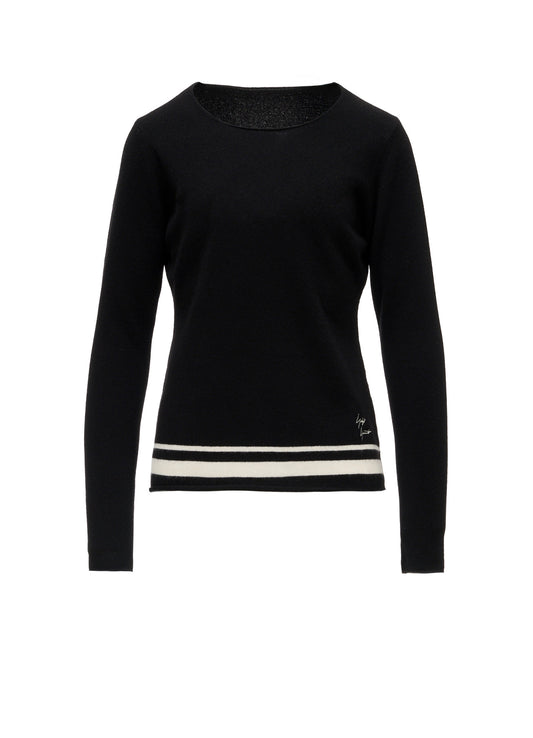 EMBROIDERY LINE YY SIGNATURE SWEATER