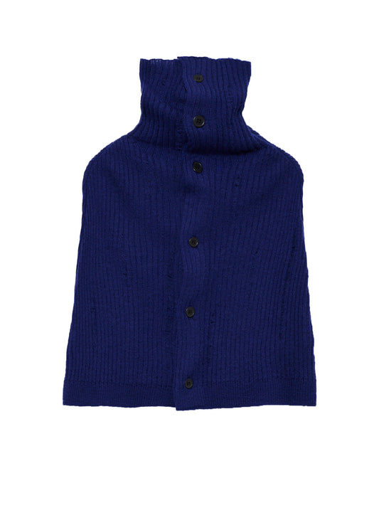 RIB KNIT CAPE