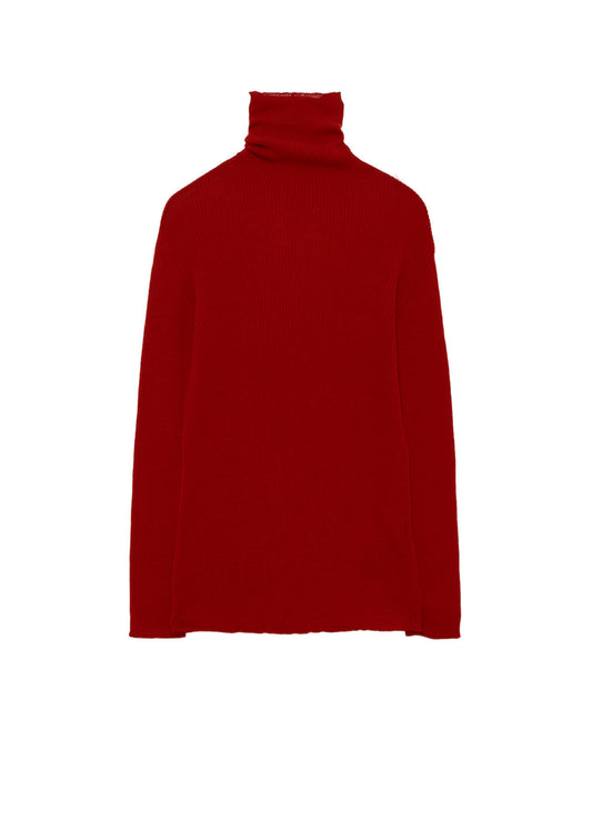 RIB HIGHNECK PULLOVER
