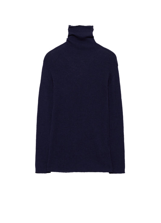 RIB HIGHNECK PULLOVER