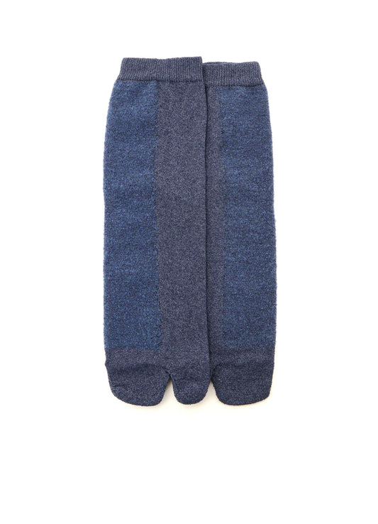 CHENILLE YARN/BOUCLE COLOR COMBI TABI SOCKS