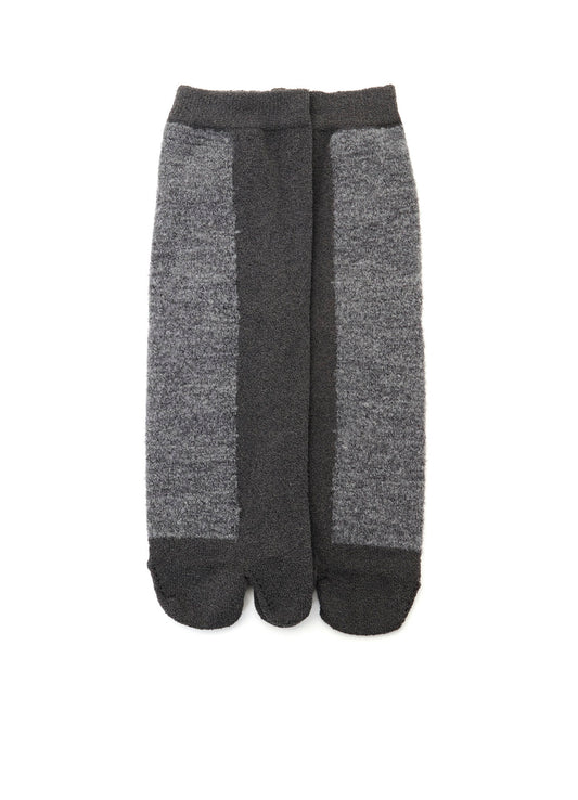 CHENILLE YARN/BOUCLE COLOR COMBI TABI SOCKS