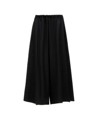 GABARDINE GATHERED SKIRT PANTS