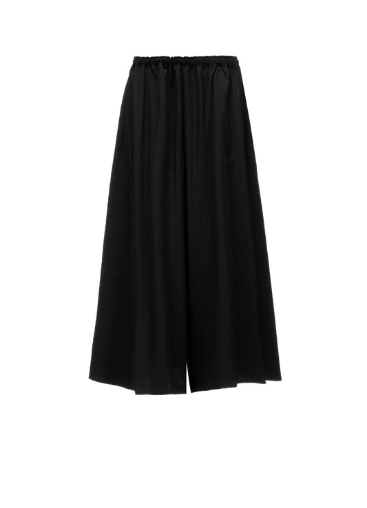 GABARDINE GATHERED SKIRT PANTS