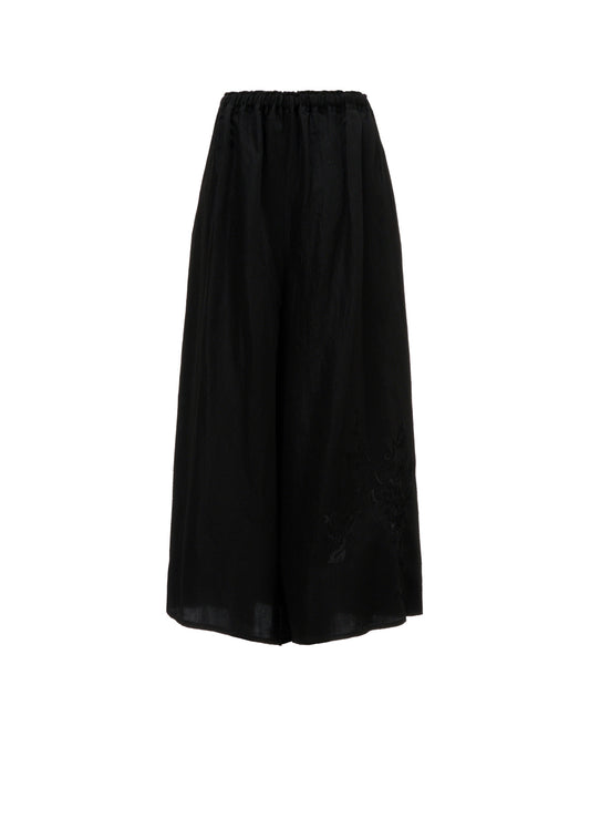 Li/Cu TWILL GATHERED SKIRT PANTS