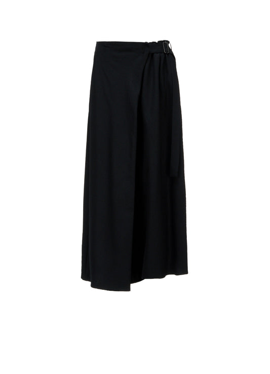 W/SAXONY R WRAP SKIRT PANTS B
