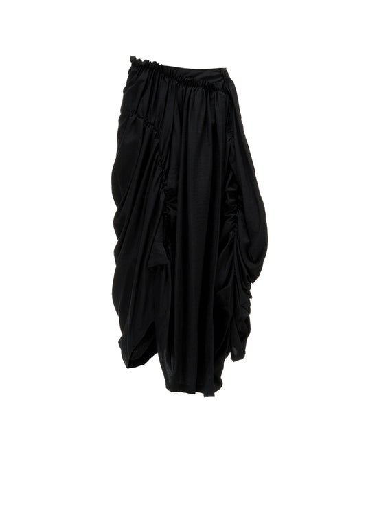 Ry/Si/Ny VOILE PANELED GATHER SKIRT