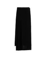 Ta/Pe CREPE DE CHINE R PLEATS WRAP SKIRT