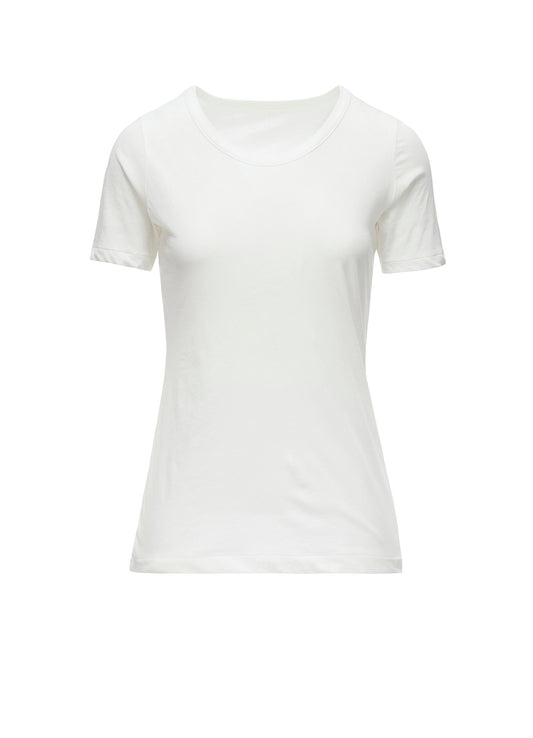 80/-HIGH TWISTED SINGLE JERSEY SHORT SLV ROUND NECK T