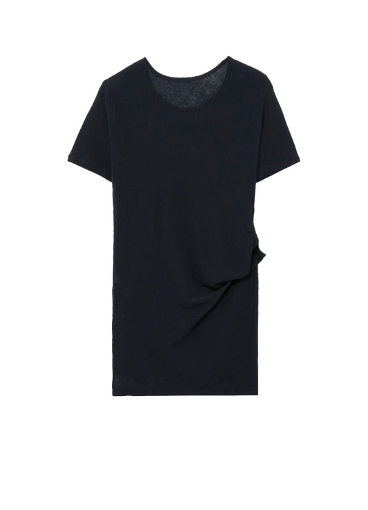 HIGH TWISTED RIB WAIST GATHERED SHORT SLV T