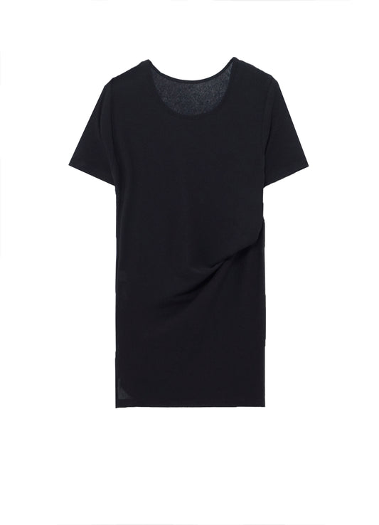 HIGH TWISTED RIB WAIST GATHERED SHORT SLV T