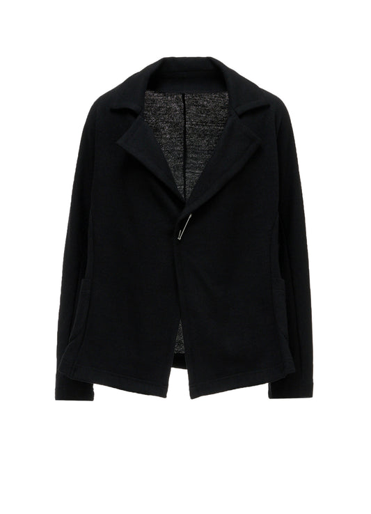 WOOLEN SINGLE JERSEY FLARE JACKET