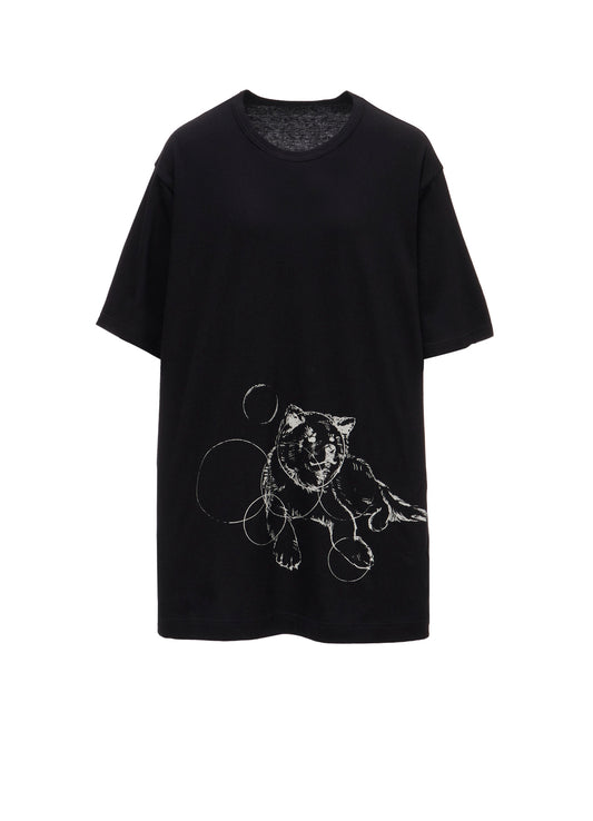 30/-COTTON SINGLE JERSEY SHORT SLV PRINTED T MIMI