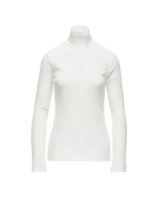 80/-HIGH TWISTED SINGLE JERSEY LONG SLV TURTLE NECK PO