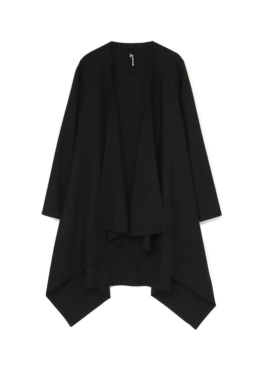 T/W GABARDINE LONG DRAPE JACKET