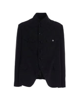 CREPE DE CHINE MEN'S STAND COLLAR JACKET