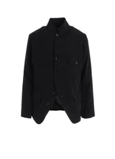 CREPE DE CHINE WOMEN'S STAND COLLAR JACKET