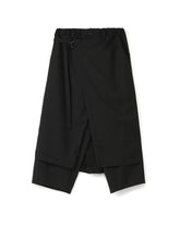 WOOL/POLYESTER GABARDINE WRAP PANTS TYPE 1