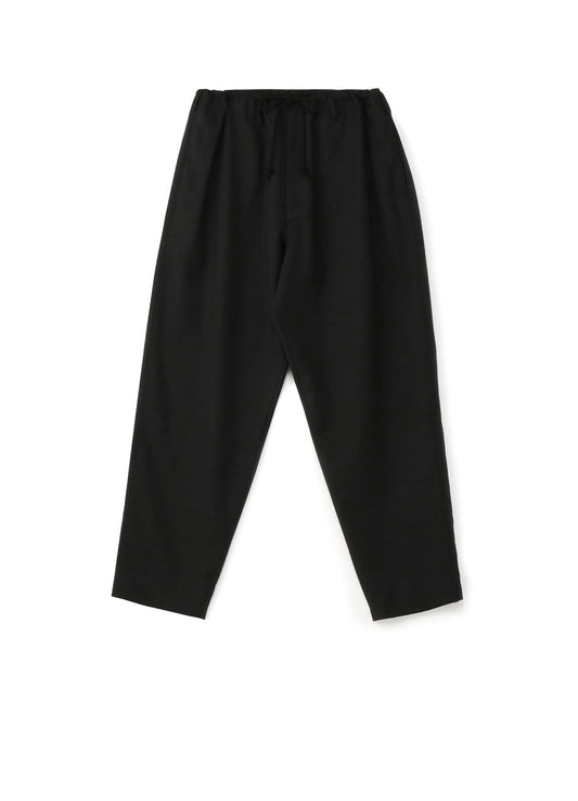 WOOL/POLYESTER GABARDINE DRAWSTRING PANTS