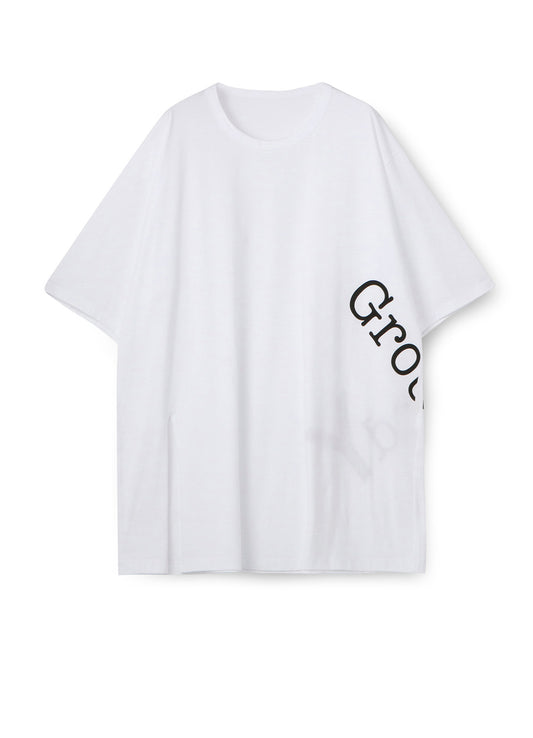 30/- COTTON JERSEY GROUND Y LOGO JUMBO T-SHIRT