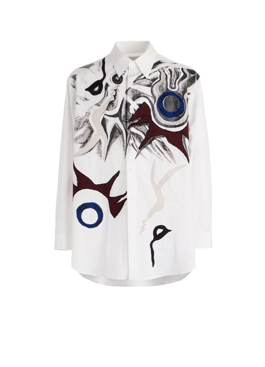 Ground Y×Taro Okamoto Mixed-Media Composition Shirts ”I Am in the Sky”