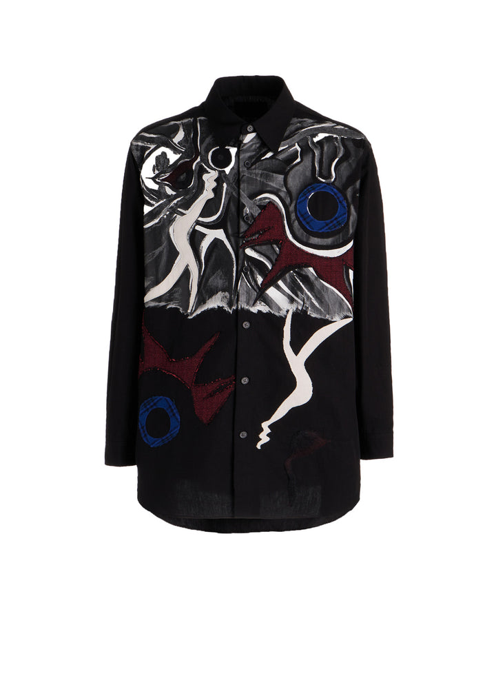 Ground Y×Taro Okamoto Mixed-Media Composition Shirts ”I Am in the Sky”