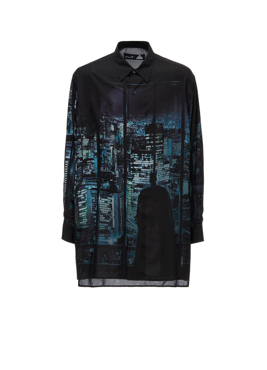 DC SUPER-VILLAINS ”BATMAN” RAYON PRINT SHIRT
